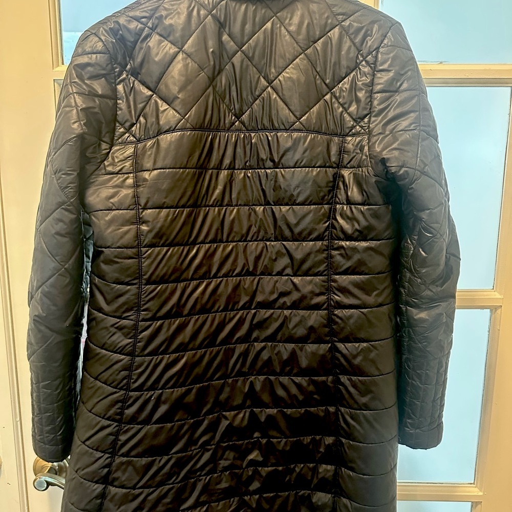 Patagonia Black Puffer Coat Mid-Length Coat - Picture 2 of 5